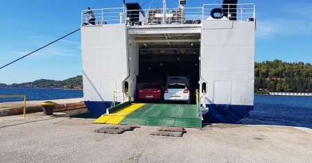 Buying ferry ticket for your car rental